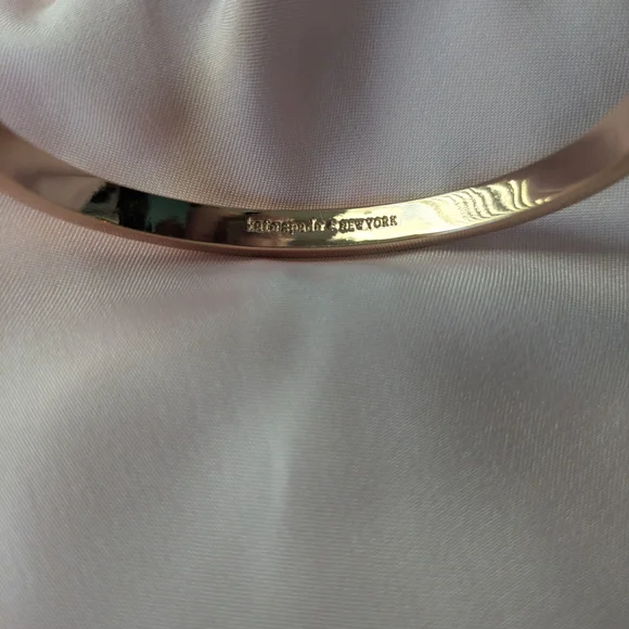 Kate Spade Rose Gold-tone Bow Crystal Bangle with Pink Pouch - Limited Edition - Picture 13 of 16